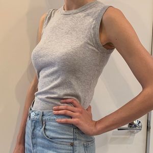 Gray J. Crew Cotton Jackie Shell